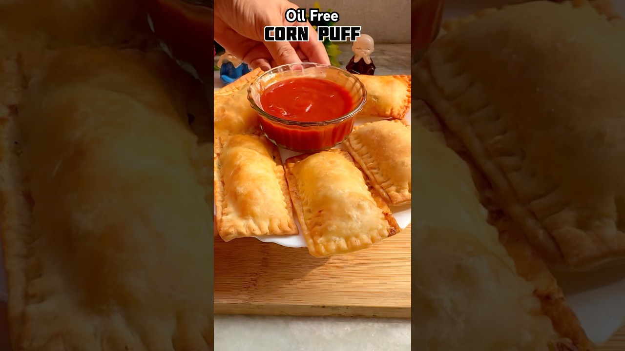 Viral Corn puff recipe #shorts #corn #puff #recipe #shortsfeed #cheese