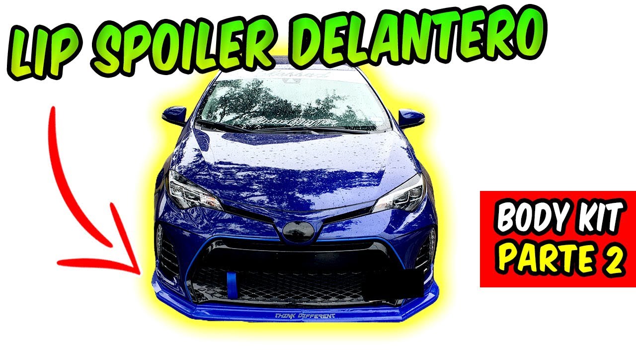 Como hacer Lip Spoiler delantero Super barato - Body Kit PARTE 2