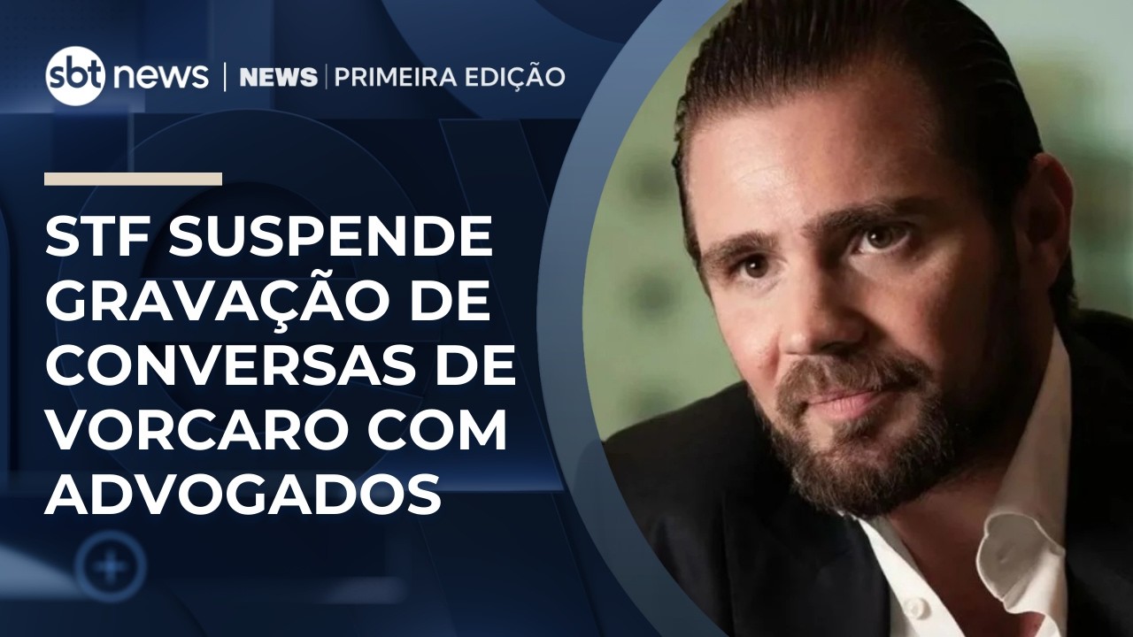 André Mendonça suspende gravação de conversas de Daniel Vorcaro com advogados | #NewsPrimeiraEdição