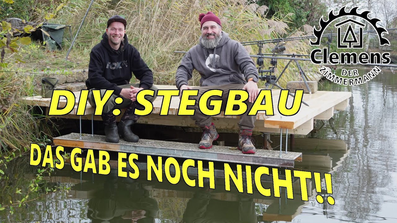 DIY: Stegbau mit verstellbarer Ebene. So kommt ihr Sommer wie Winter bequem in euer Boot