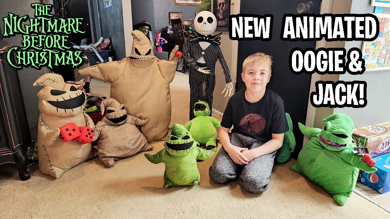 New Animated Oogie Boogie & Jack Skellington from Home Depot!