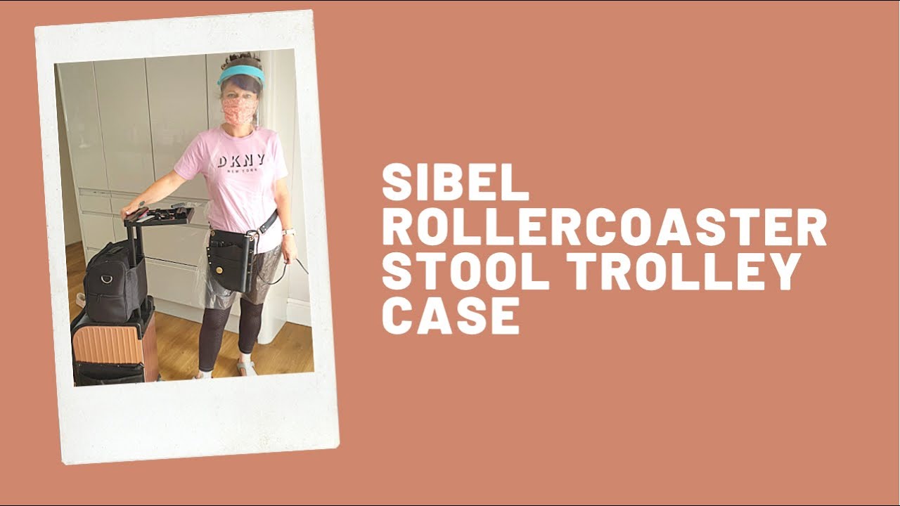 Sibel Rollercoaster Stool Case Trolley Mobile Hairdressing
