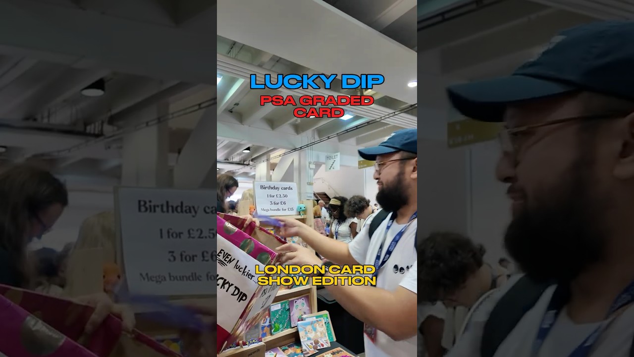 London Card Show Lucky Draw for Graded Slabs!  #pokemon #cardcollector #cardcage #cardcagetcg