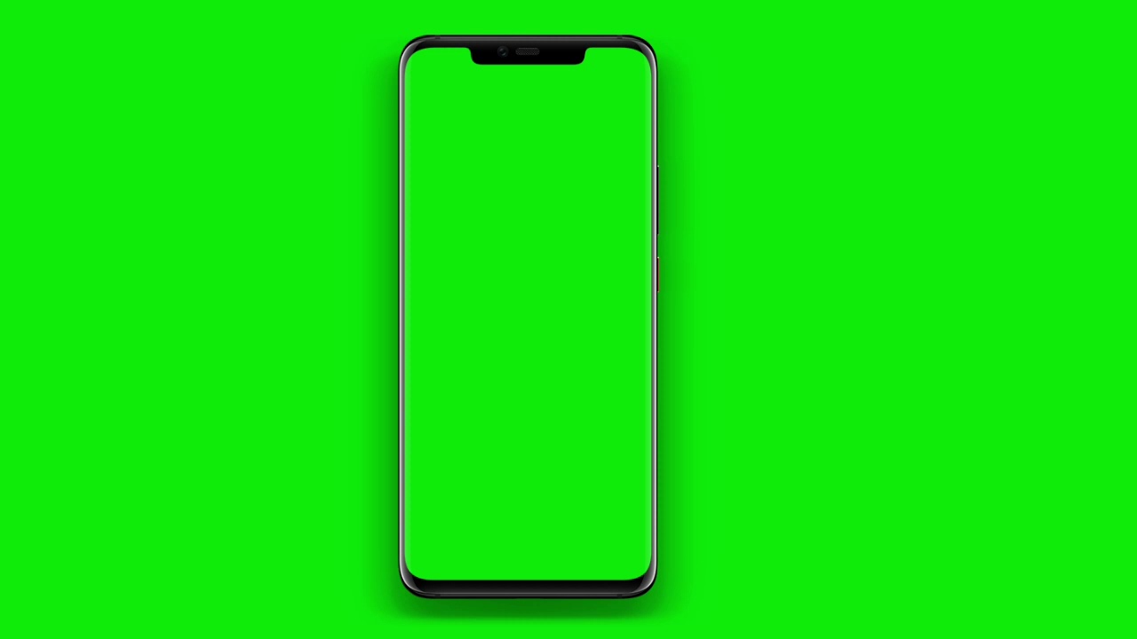 Green  Screen Samsung Mobile Phone Clipart Frame Png - Samsung Mobile green Screen frame