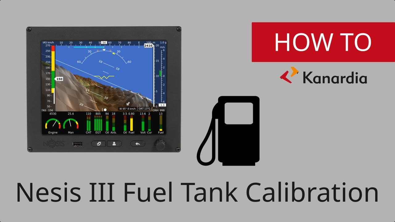 Kanardia Nesis III | HOW TO | Fuel Tank Calibration
