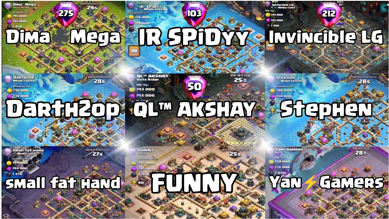 Top-10 TH17 Legend Base Links at +6000 Trophies in 2025 | Th17 War Base Link | Clash Of Clans