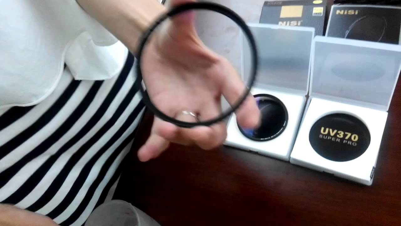 NiSi UV filter waterpoor test