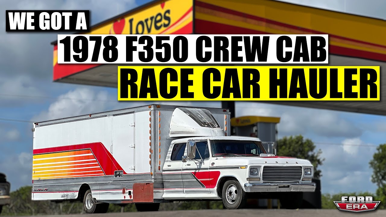 We got a 1978 F350 Race Car Hauler!! | Ford Era