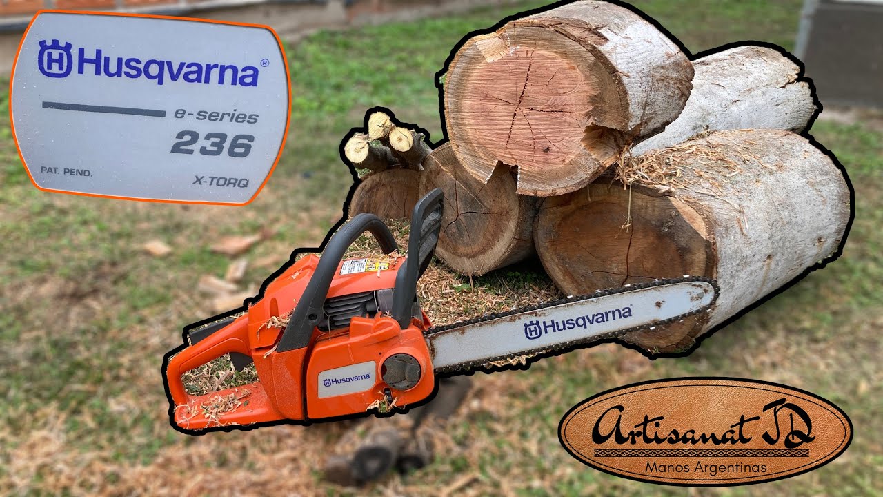 Probamos la Motosierra Husqvarna 236e espada de 16 plg