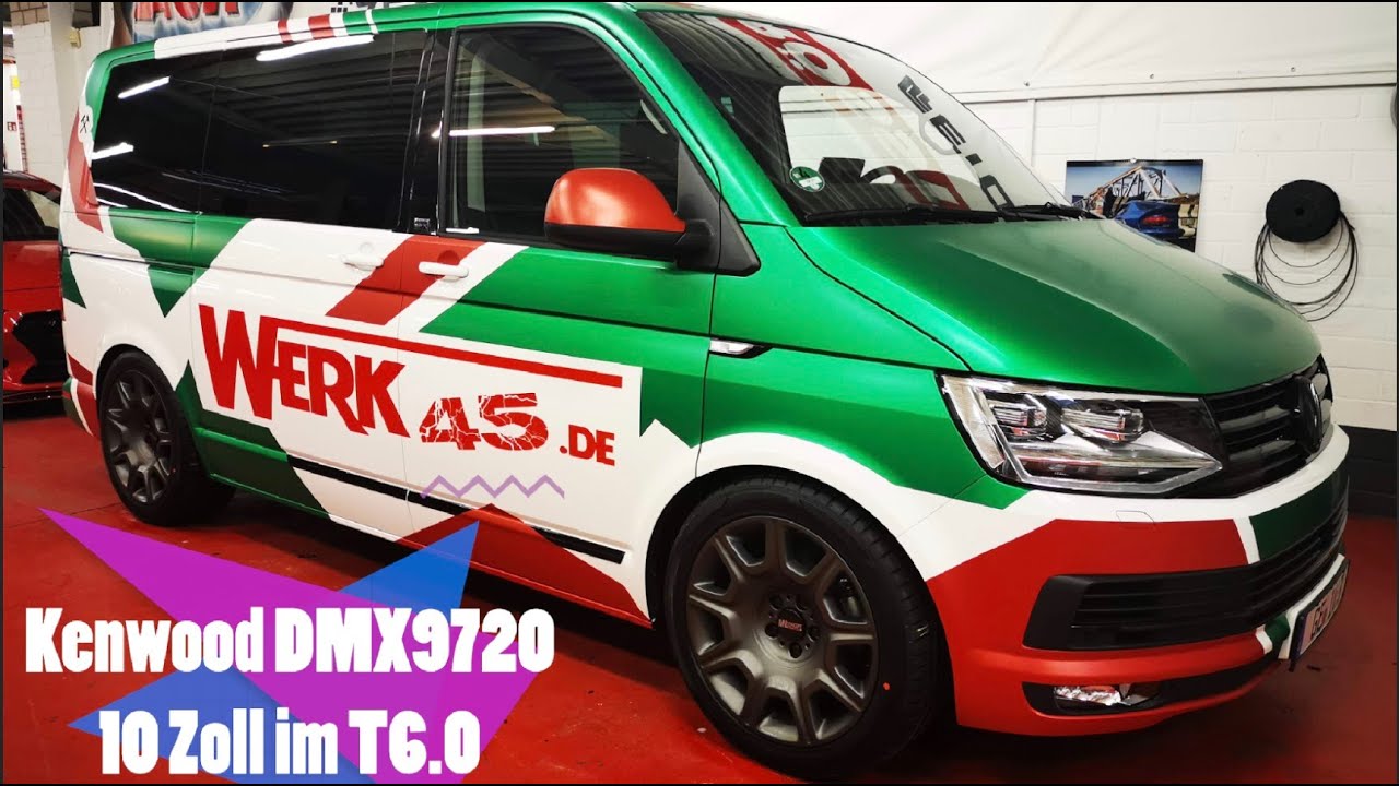 VW T6 Autoradio Kenwood 10“ Radio  Kenwood DMX 9720 Einbau,Ausbau,Erstinbetriebnahme T6.0 Multivan