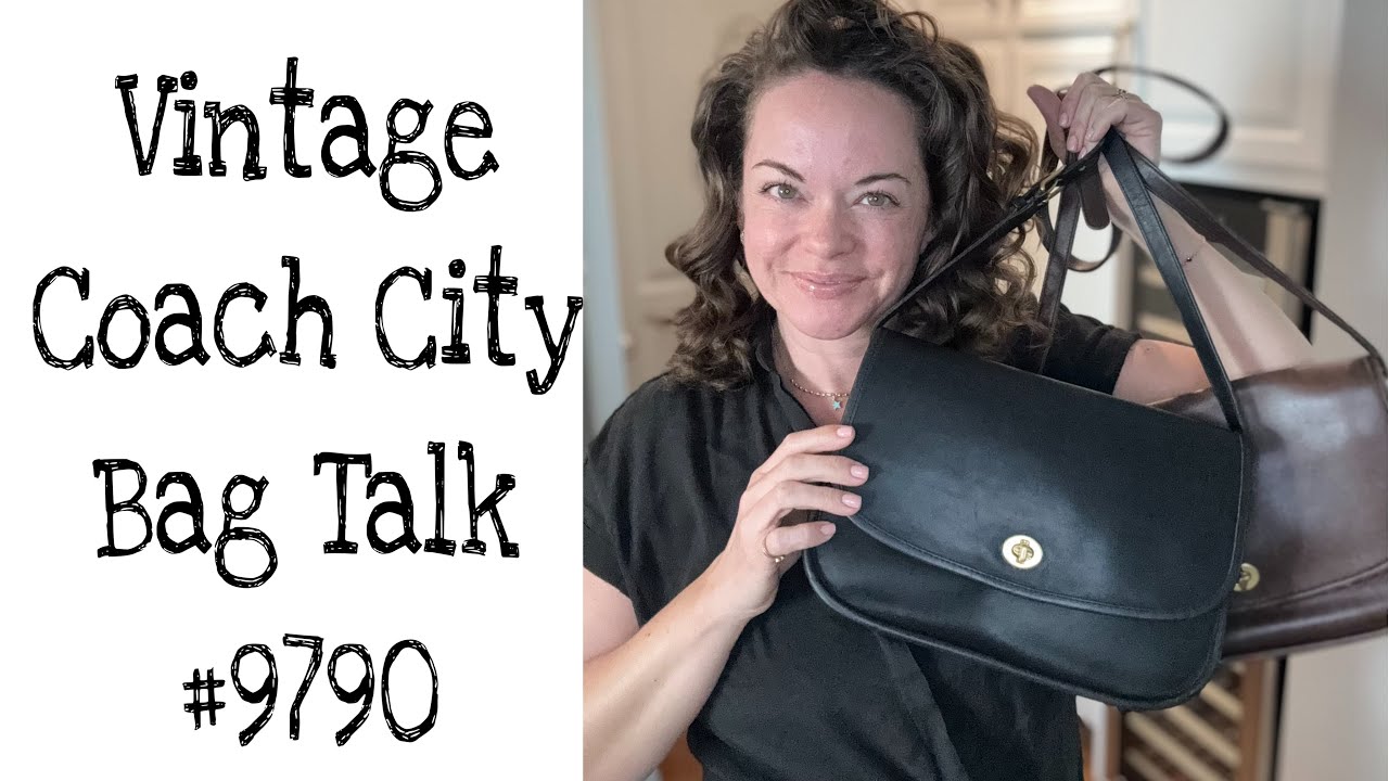 Vintage Coach #9790 City Bag Talk (#9785 see description for details on this error Coach & I made!)