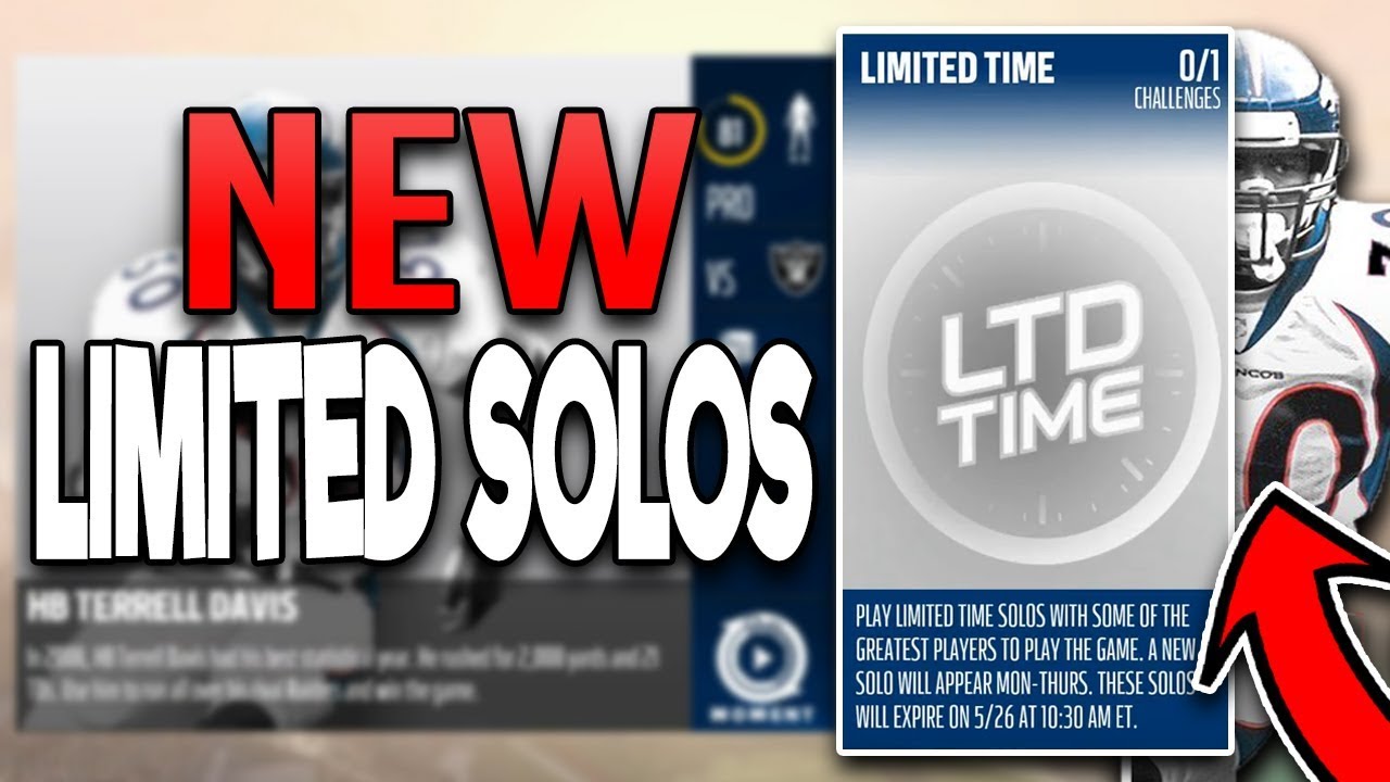 NEW LIMITED TIME GRAYEST OF ALL TIME SOLOS! NEW DAILY SOLOS IN THE GAME!| MADDEN 18 ULTIMATE TEAM