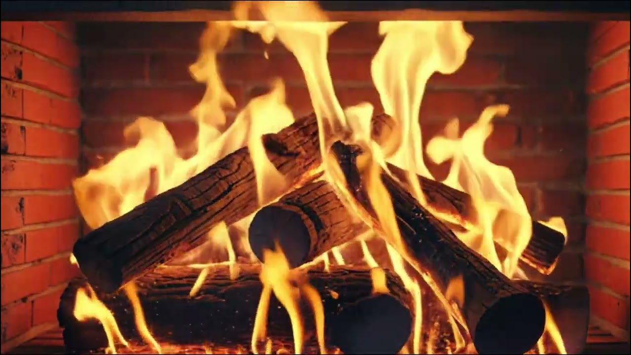 Golden Hearth Flames | 12H Cozy Fireplace Crackles for Sleep, Relaxation & Stress Relief