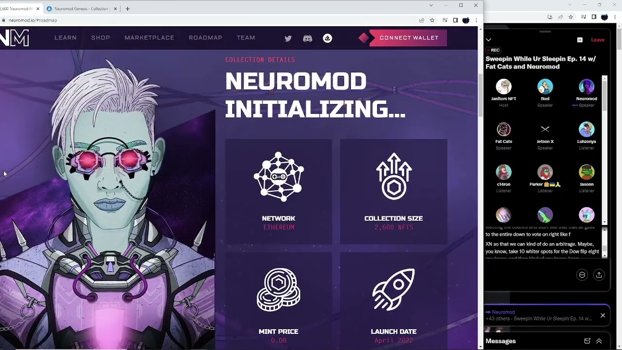 Janitors NFT Podcast With Neuromod NFT Project! | OpenSea NFTs Projects To Watch Community Interview