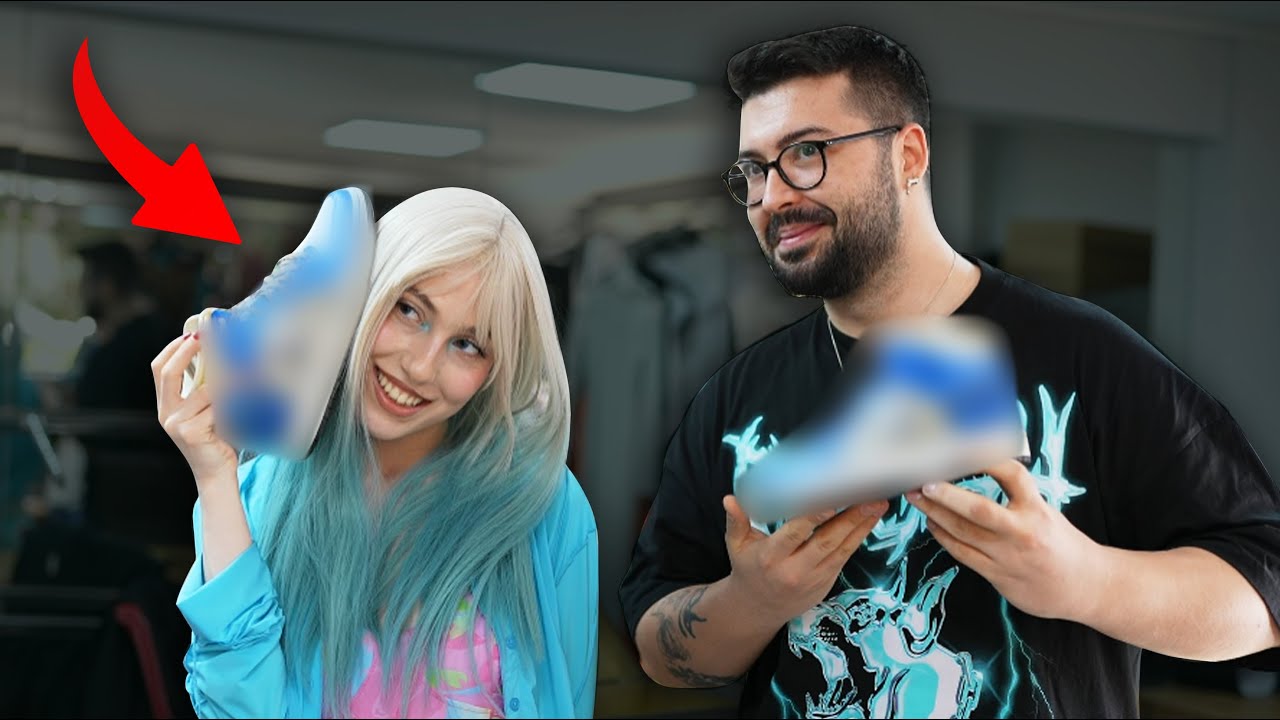 Güneş'e Custom Ayakkabı YAPTIM!
