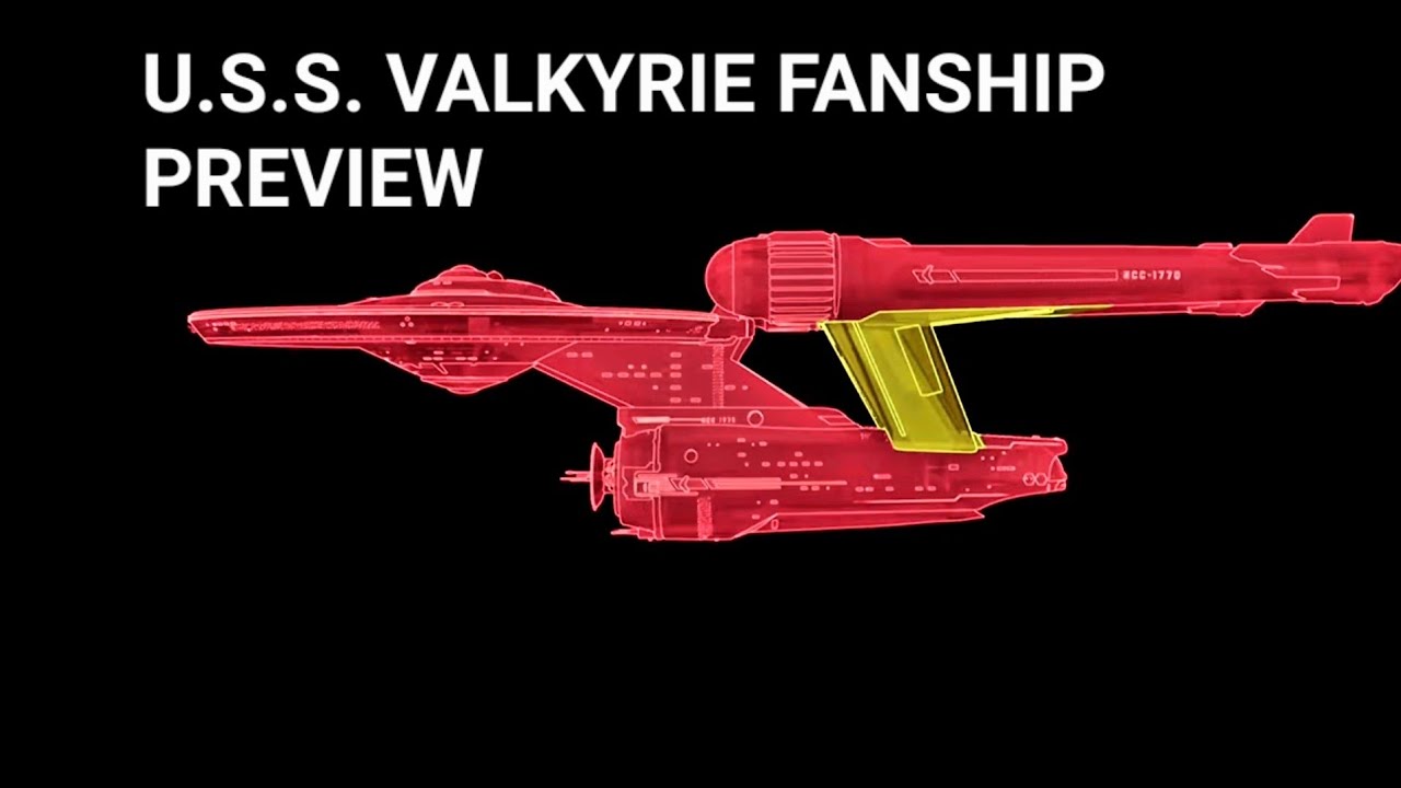 (НОВИНКА) U.S.S. Valkyrie — предварительный обзор корабля фанатов Star Trek.