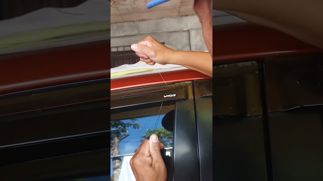How to remove old rain visor of your car #automobile #tips #ideas #tricks #car
