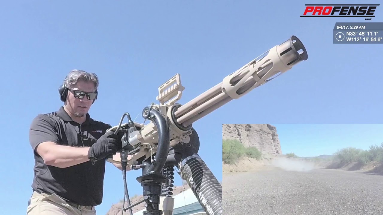 ProFense M134  with Precision Remotes TRAP T-360 A3 M240  on the Polaris MRZR!!