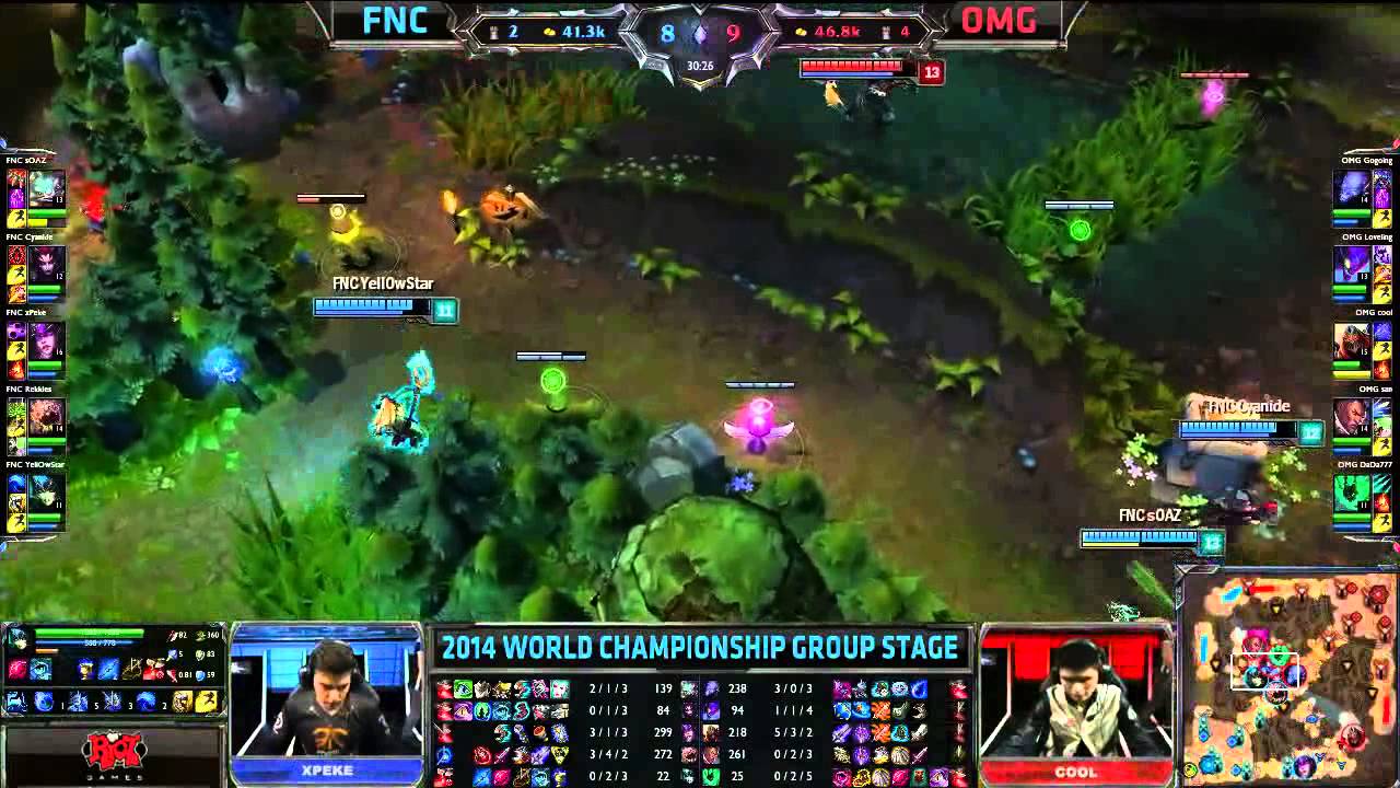 Fnatic vs OMG | D7G1 | Season 4 World Championship 2014