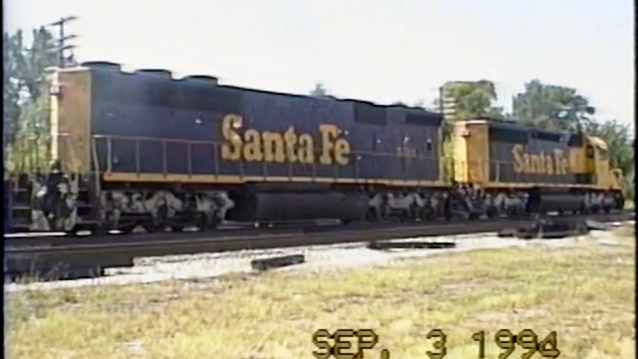 1994_09_03 ATSF Ft Madison IA GP40X SD45-2B SD45 SDF40-2