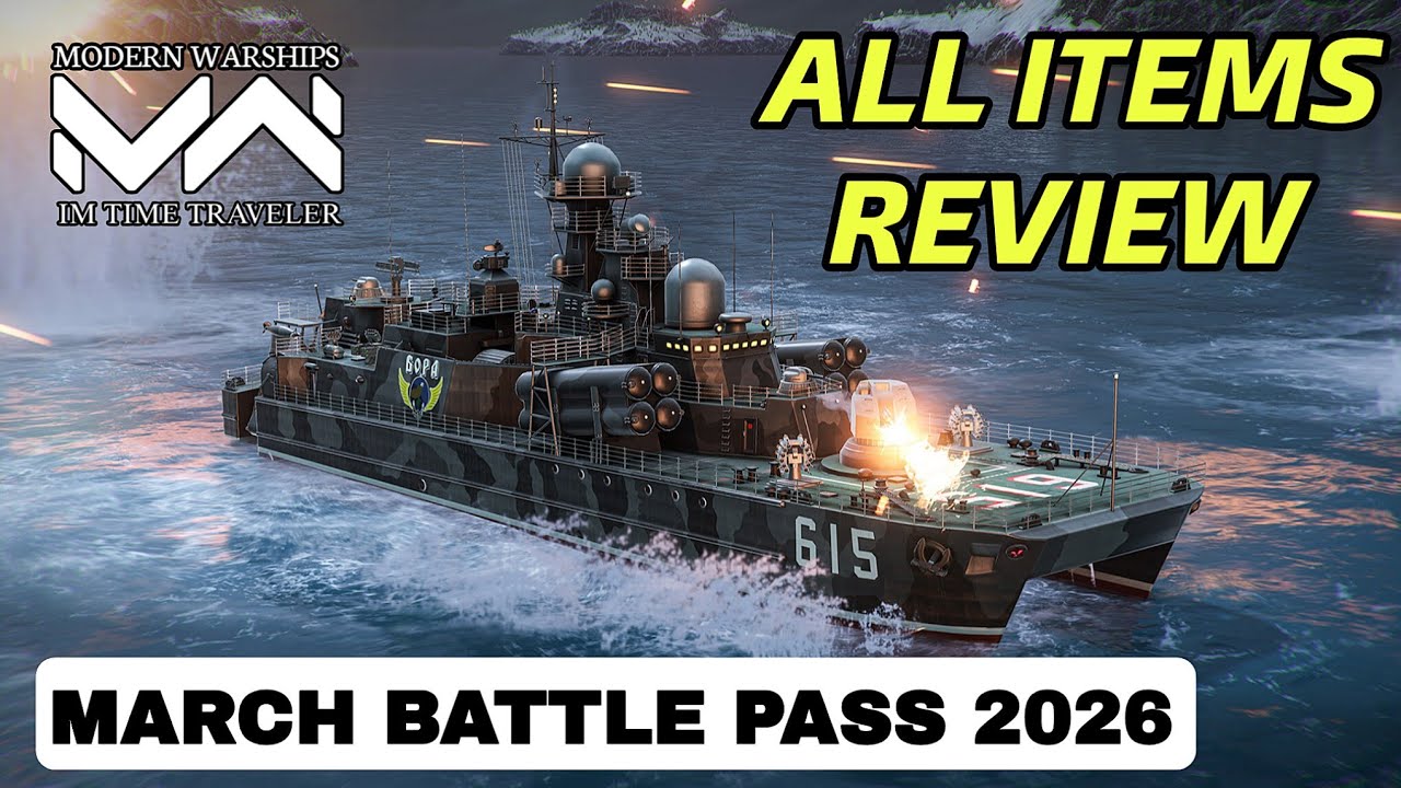 Modern Warships March Battle Pass 2026 | New Battle Pass in Modern Warships 😱