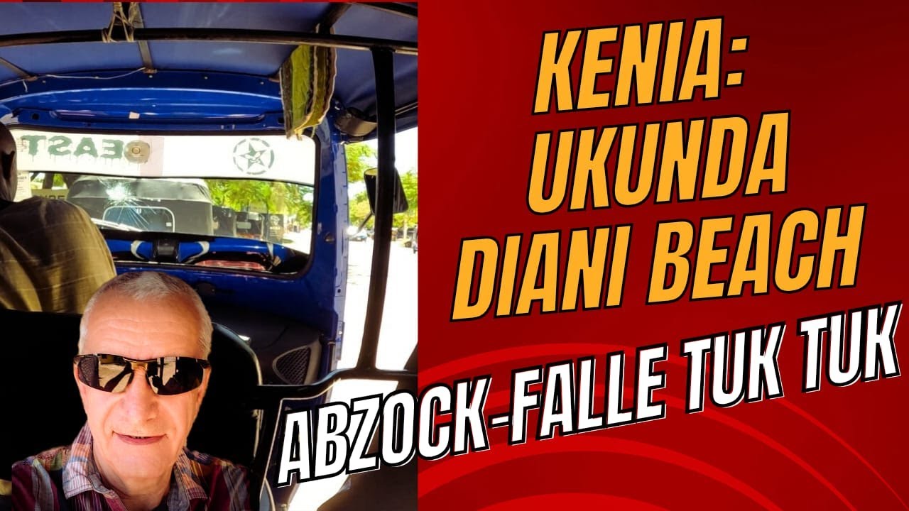 Tuk Tuk fahren in Ukunda 😯 Diani Beach