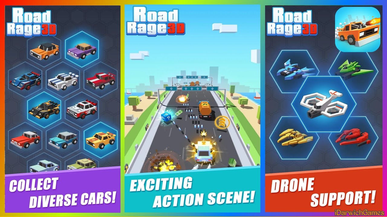 Road Rage 3D : Fastlane Game - Gameplay Trailer (iOS - Android)