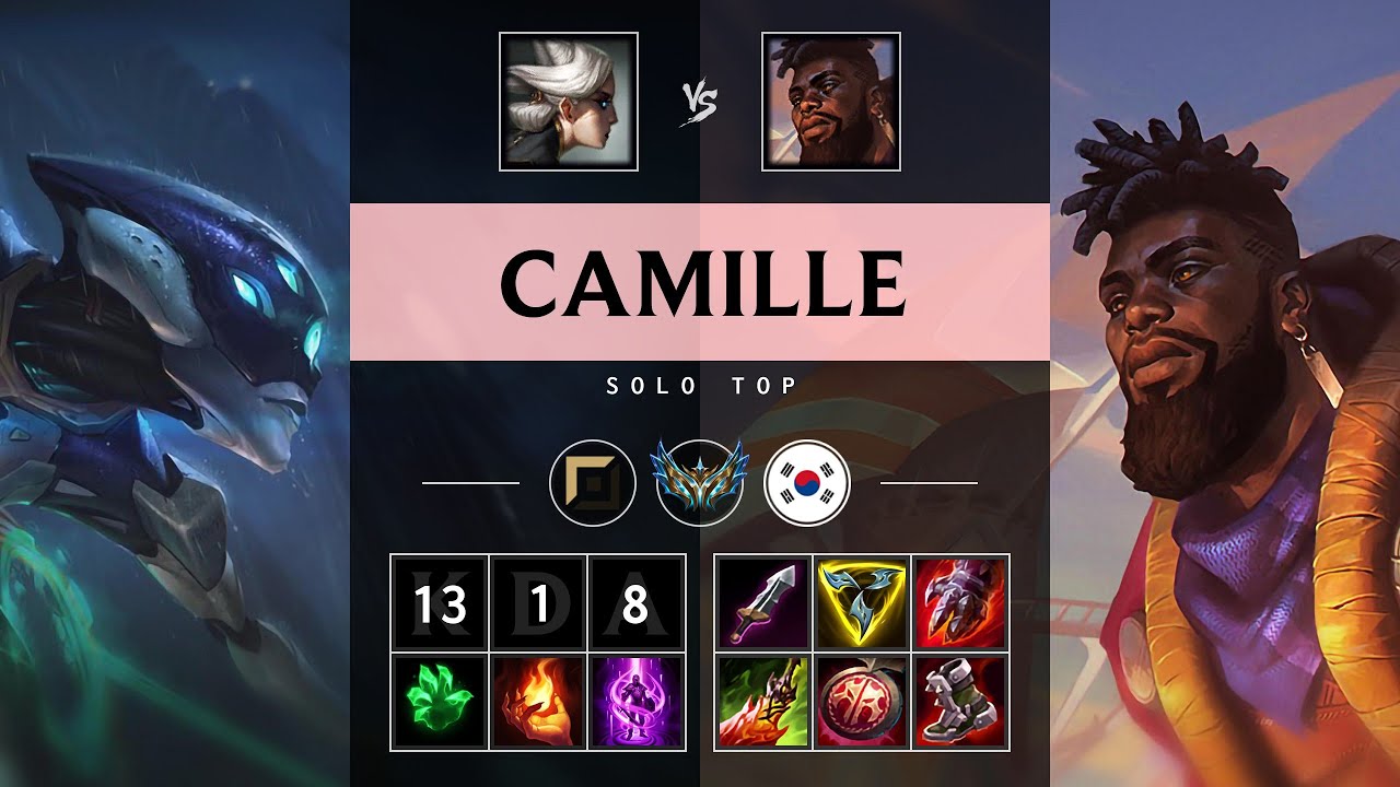 Camille Top vs K'Sante: Legendary - KR Challenger Patch 14.23