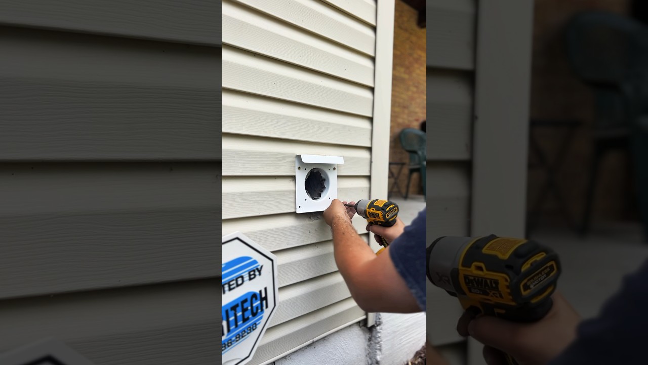 One of the best dryer vents on the market. Full metal, magnetic damper. Here&rsquo;s how to install it.