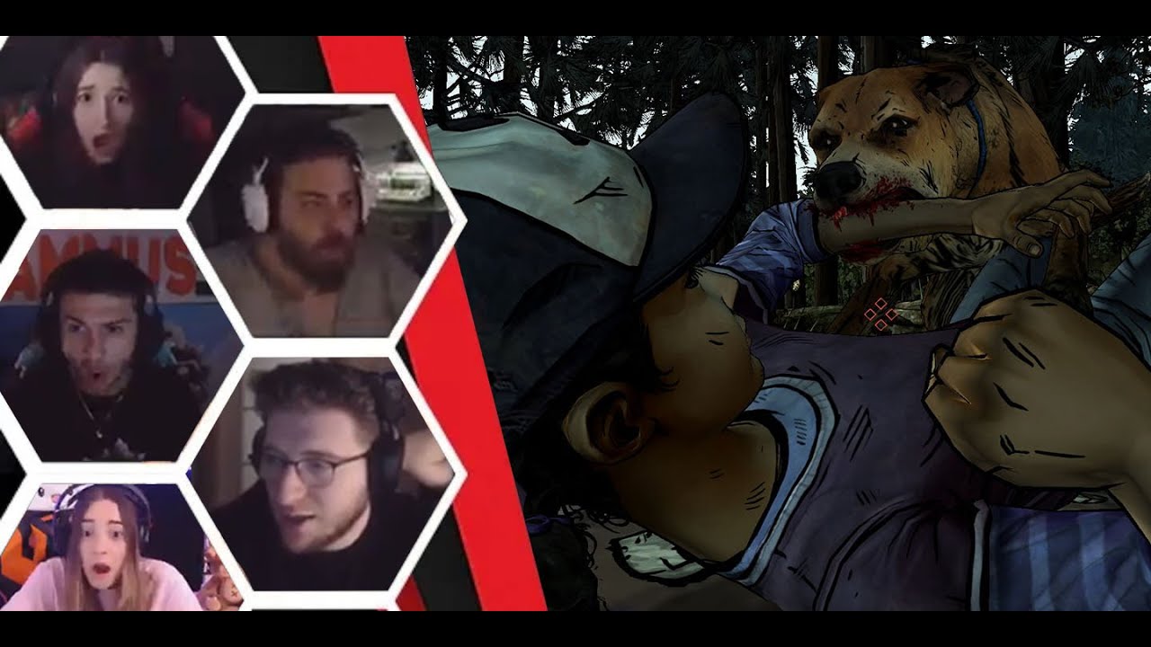 Yayıncıların ve Youtuberlar'ın Köpek Saldırısına Tepkileri | TWD : Season Two