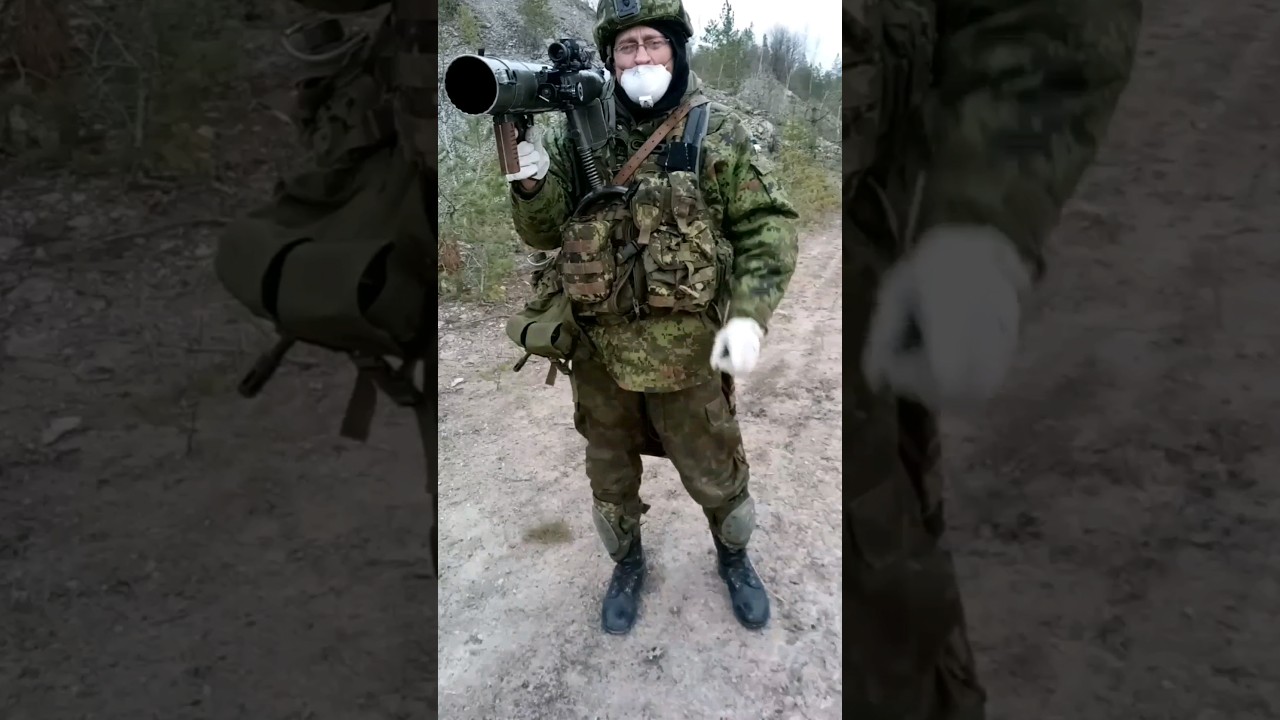 Гранатомет  CARL GUSTAF M2  - 14 килограмм Шведской  Королевской Огненной Стали.