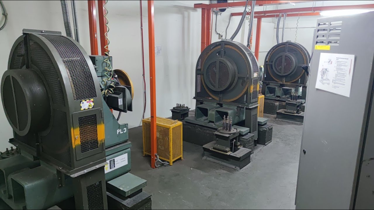 2006 Schindler Miconic TX-GC Motor Room.