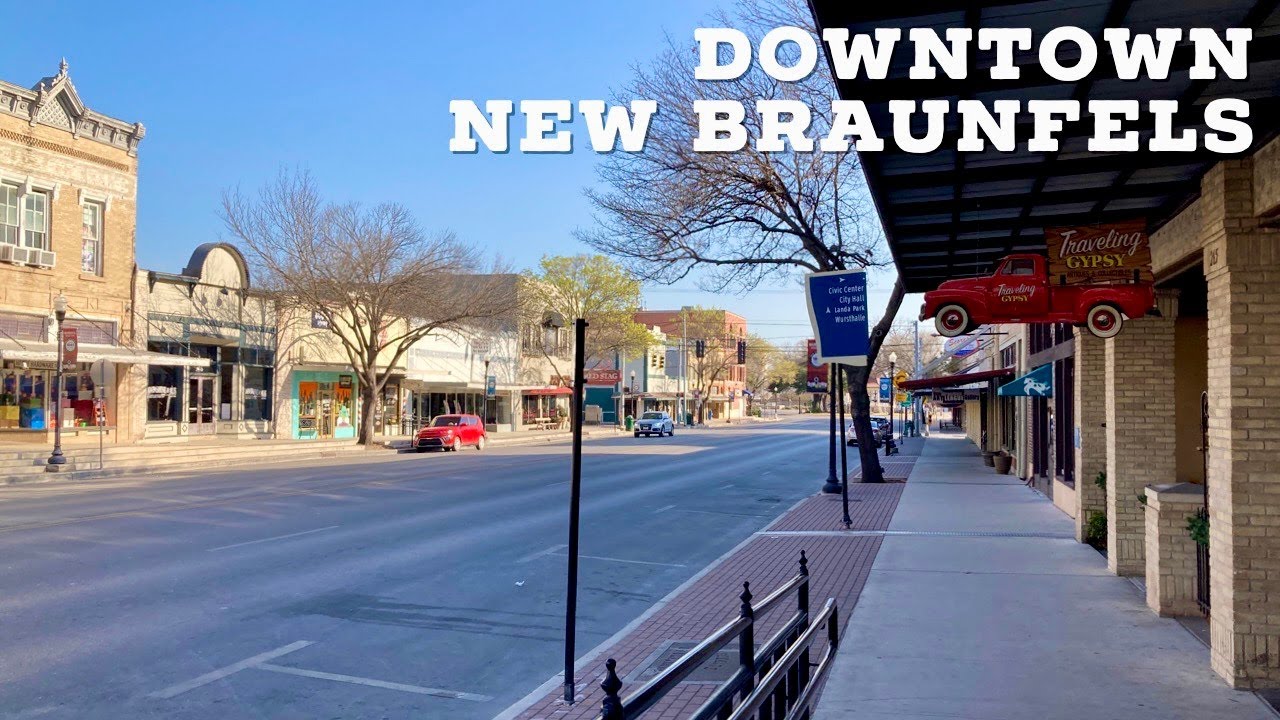 Downtown New Braunfels || Walking Around New Braunfels, Texas