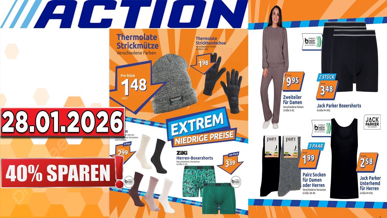 ACTION Prospekt Diese Woche – Gültig von 28.01.2026  Angebote werbung #prospekt #angebote