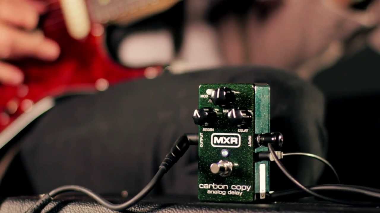 MXR Carbon Copy Analog Delay Effects Pedal Demo