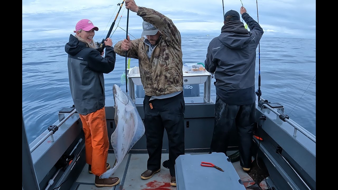 Halibut and Lingcod / Ocean Fishing in WA.