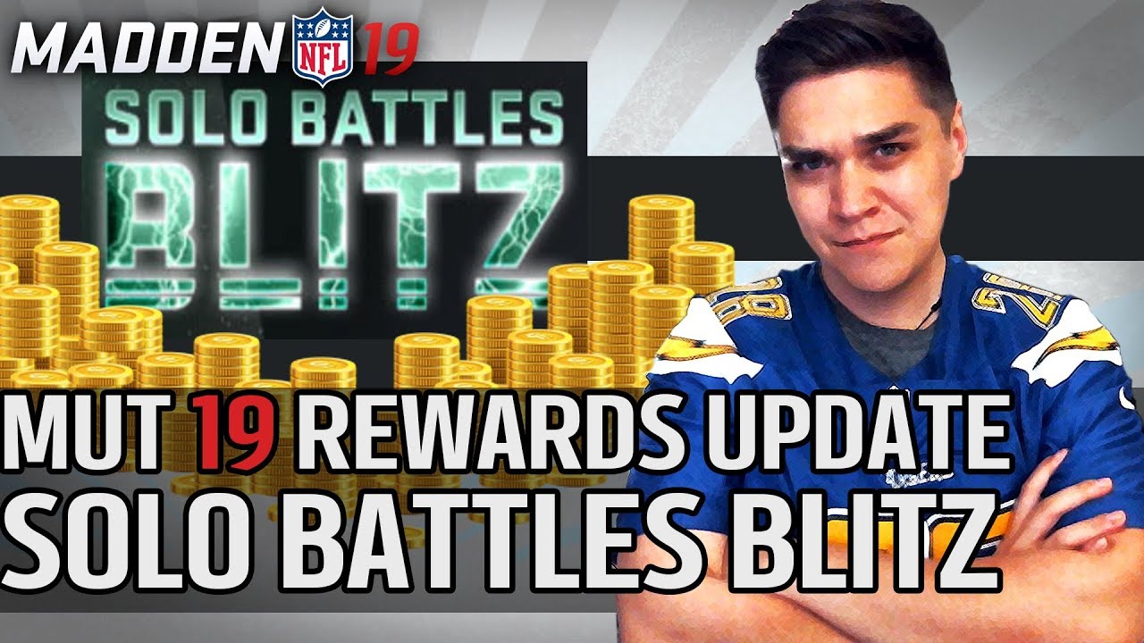 Solo Battles Blitz Rewards Update | Madden 19