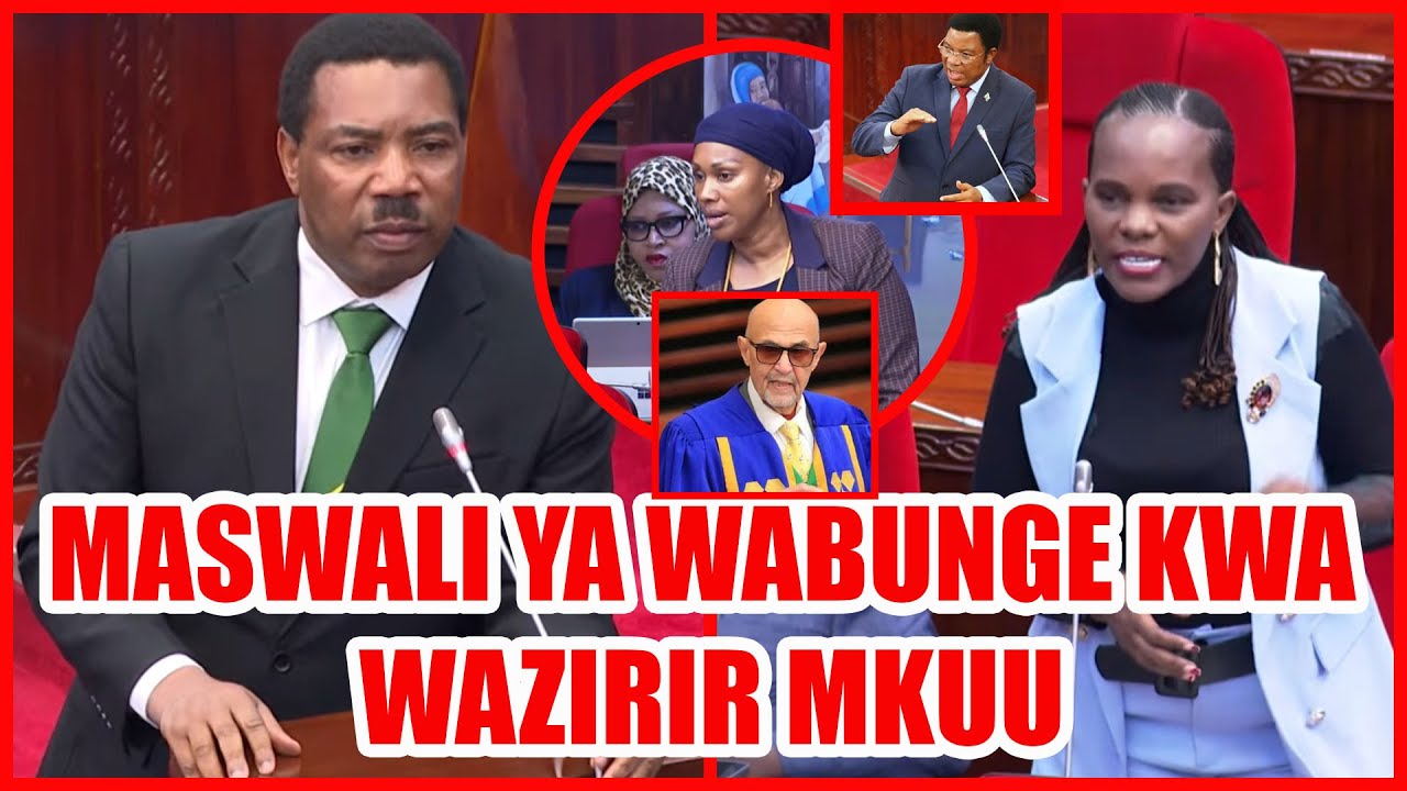 MASWALI YA WABUNGE KWA WAZIRI MKUU NZ UTANI WA SPIKA KWA WABUNGE KWA WAZIRI MKUU MSTAAFU