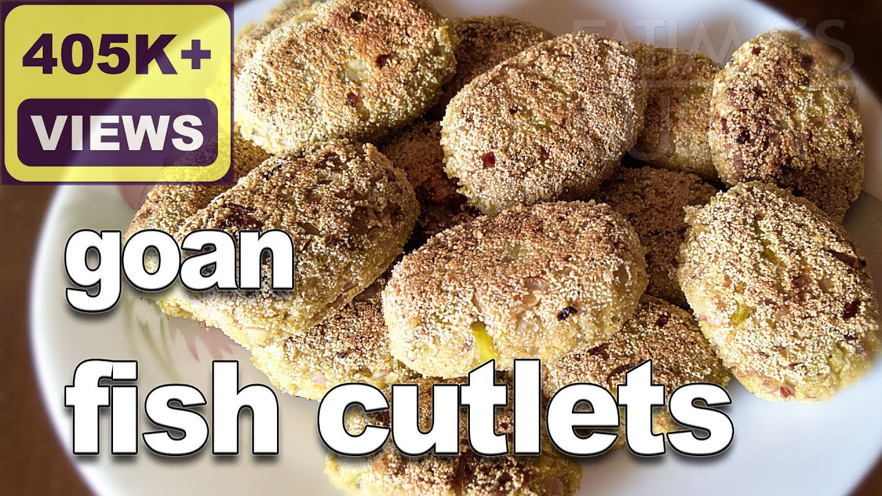 Goan Fish Cutlets | Bangda / Goan Mackerel Cutlets Recipe | Goan Fish Patties | Goan Fish Recipes