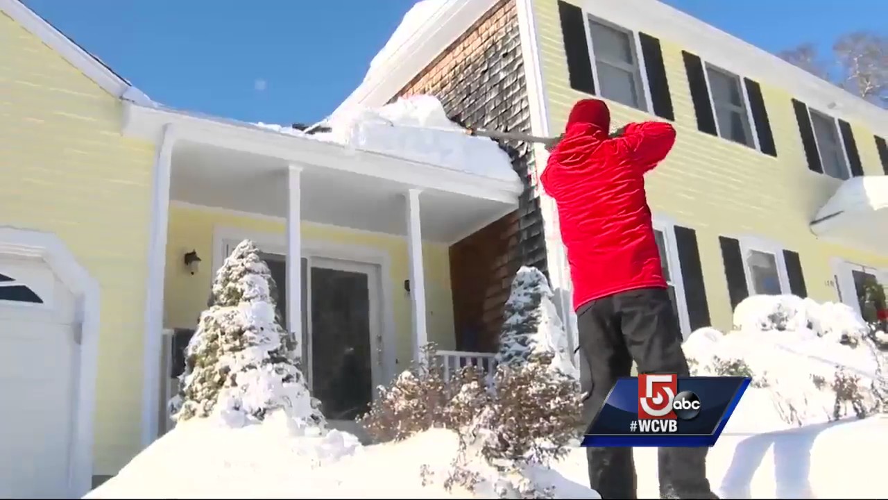 Cleanup and fun in East Bridgewater after storm drops over foot of snow