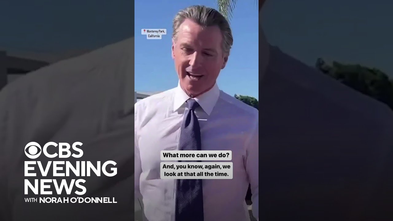 California Gov. Newsom on Second Amendment after Monterey Park mass shooting #shorts