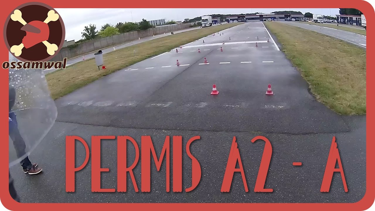 La passerelle  A2 vers A / Permis moto