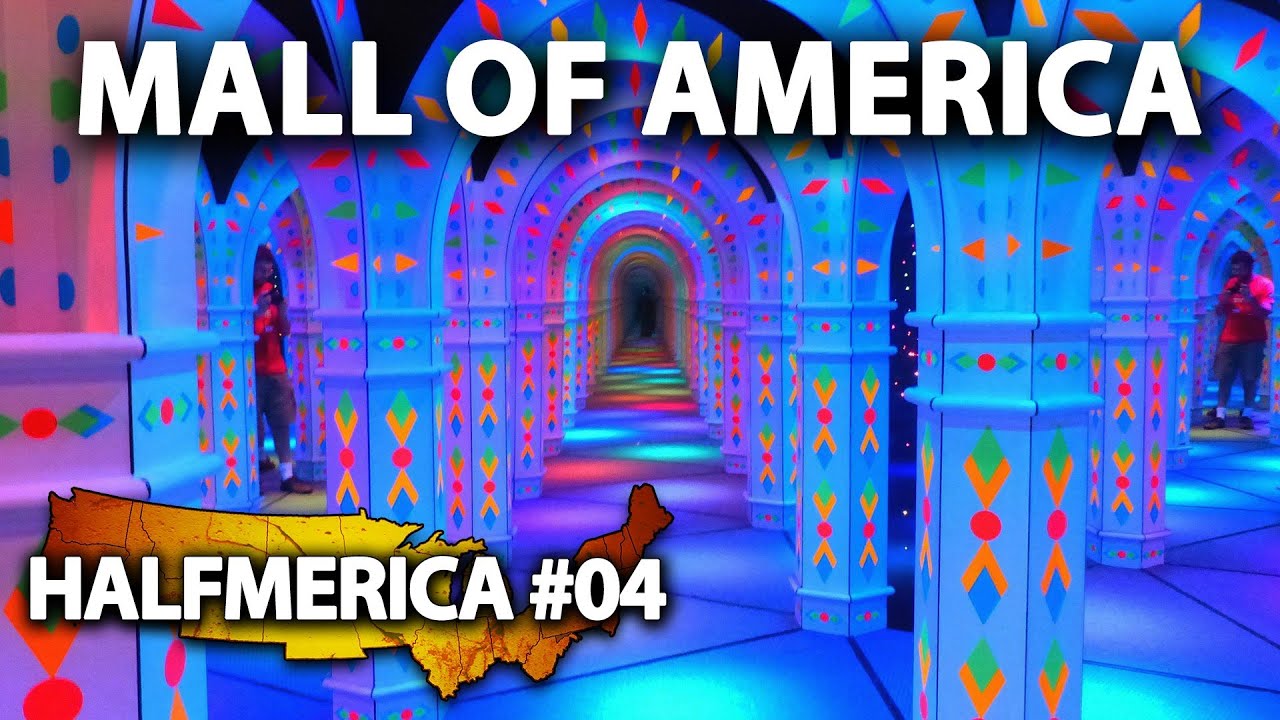 Crazy Mirror Maze At The Mall Of America ! -- #Halfmerica
