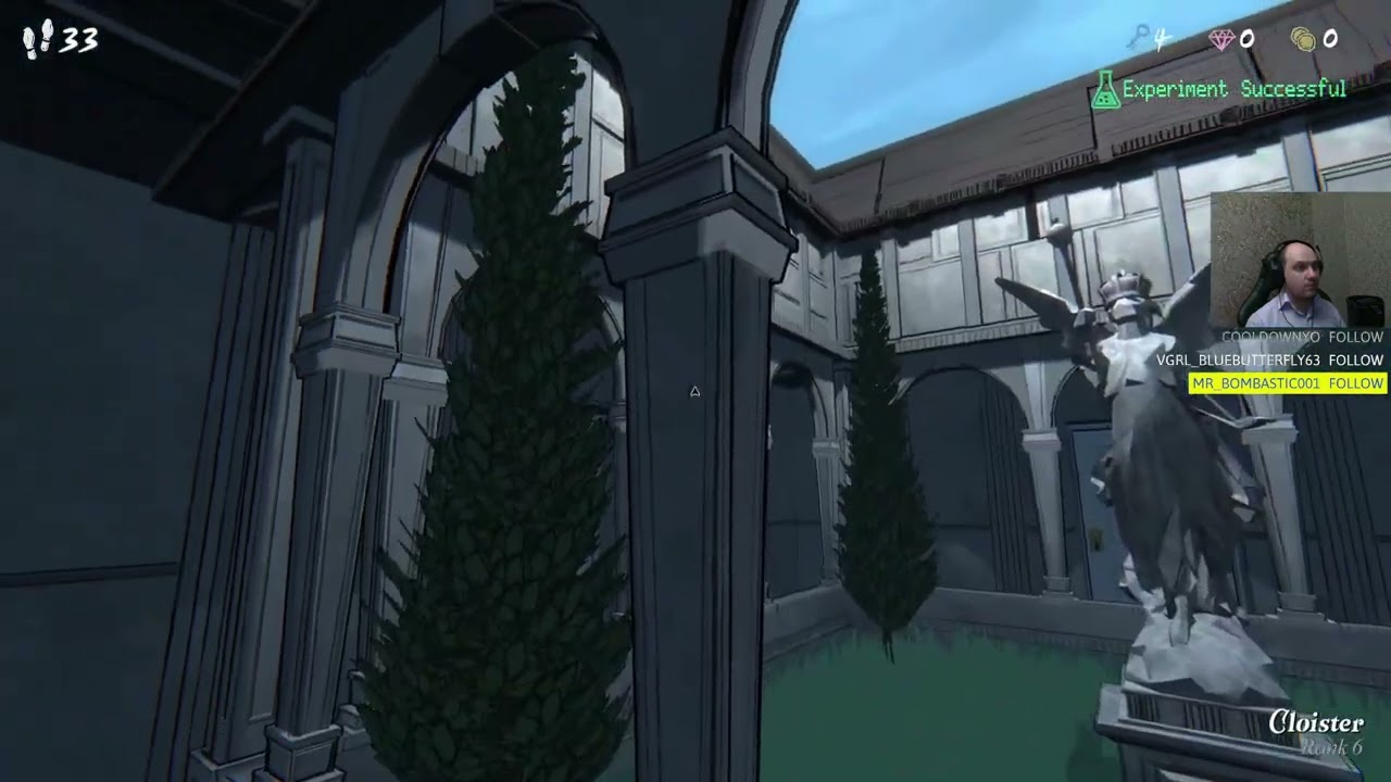 [Blue Prince] How to open inner space in the Cloister room