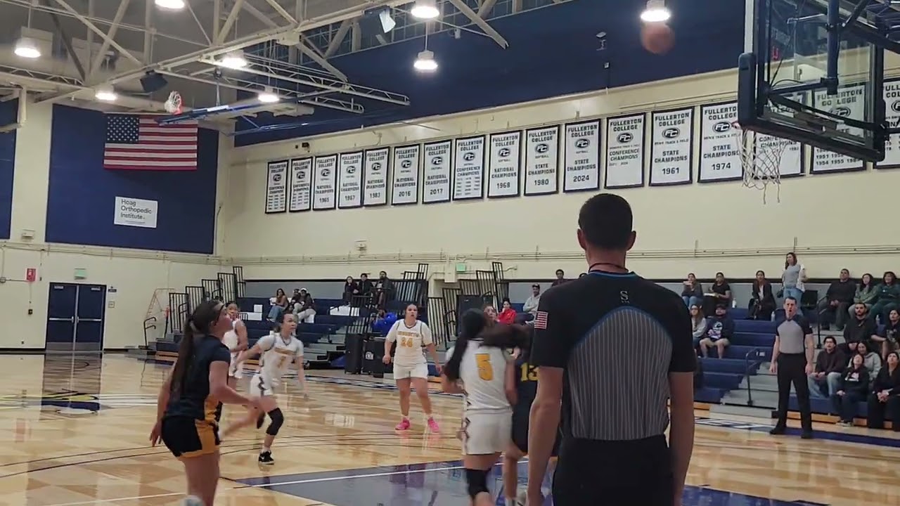 Cypress vs Fullerton College. Womens basketball. OEC. JUCO. (February 2026)