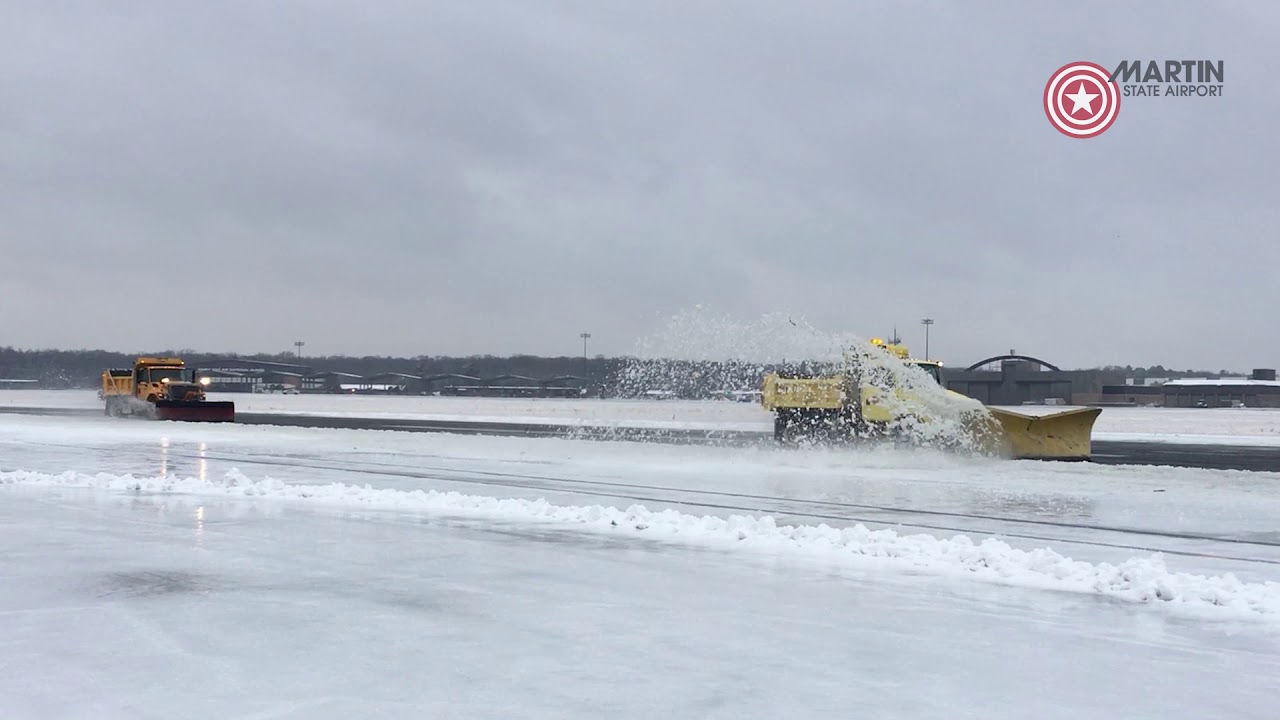 Snow Removal at Martin State Airport