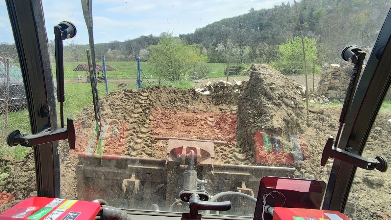 terrain work / terénní úpravy malotraktorem agt 850