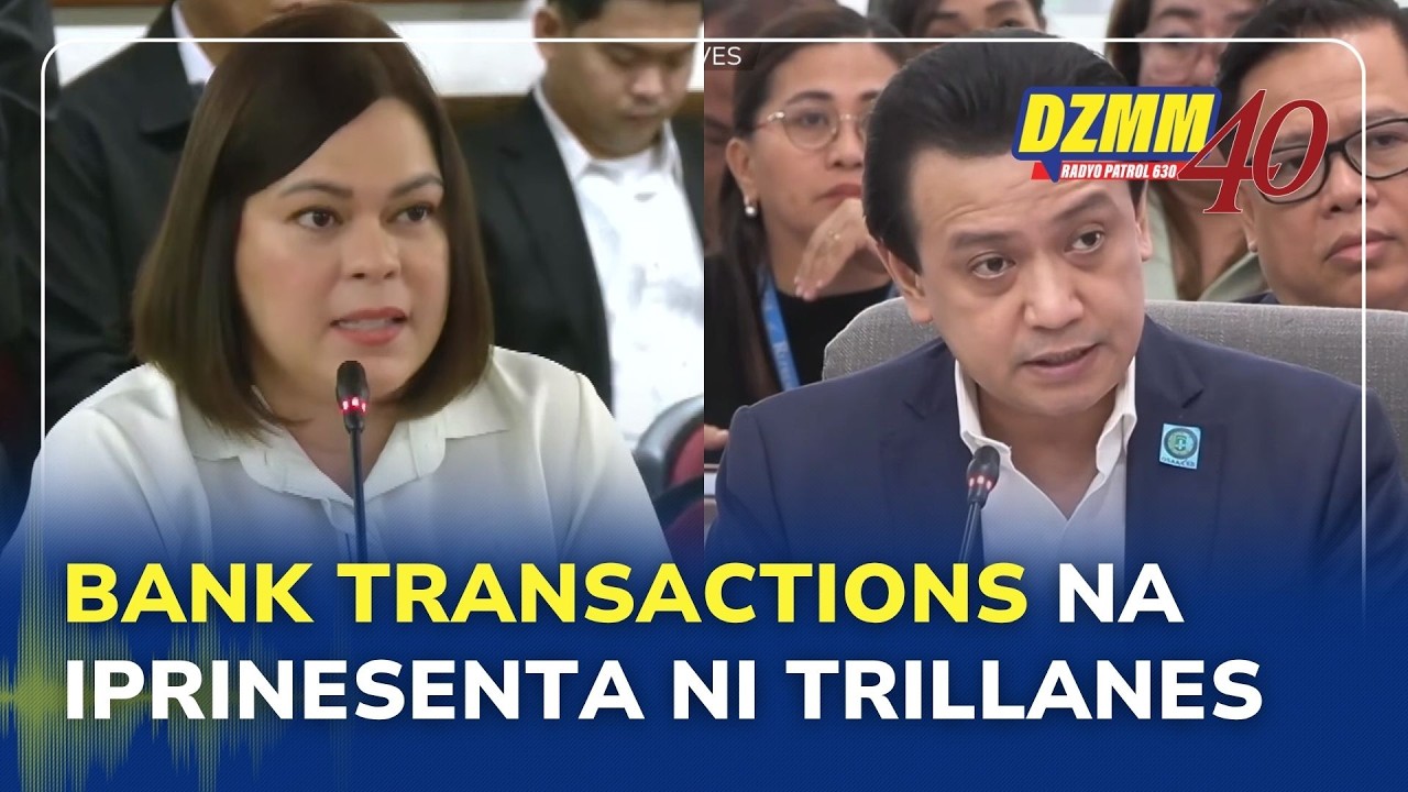 AMLC confirms bank transactions cited in Trillanes affidavit vs Dutertes | (22 April 2026)