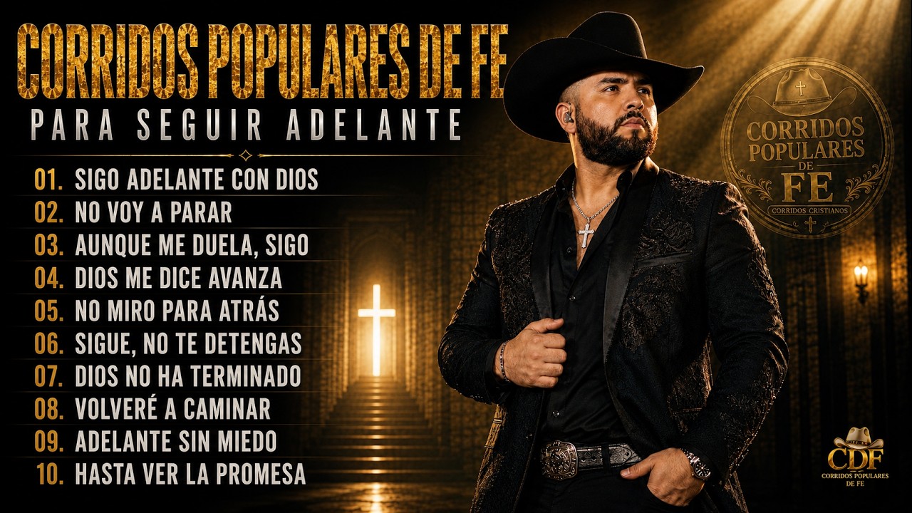 CORRIDOS DE FE PARA SEGUIR ADELANTE 🙏🔥 | Corridos Populares Cristianos de Fe y Esperanza