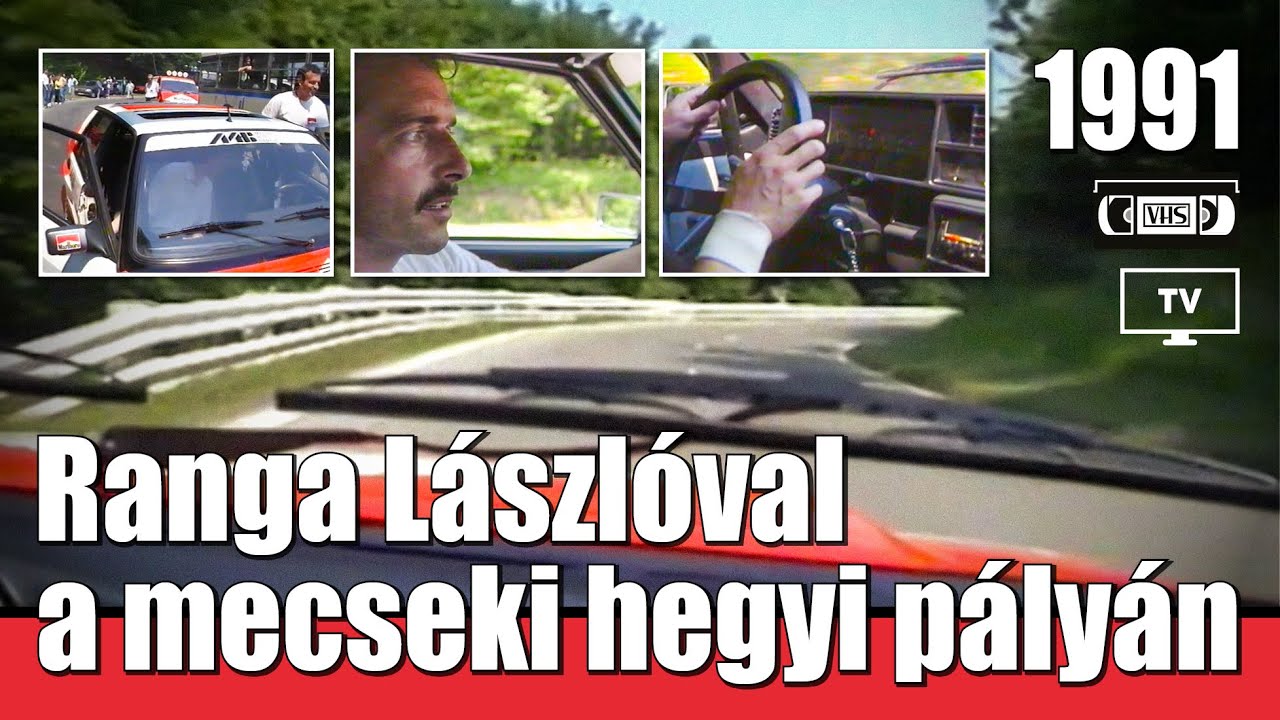 Ranga Lászlóval a mecseki hegyi pályán 1991  - RallyeShop.hu
